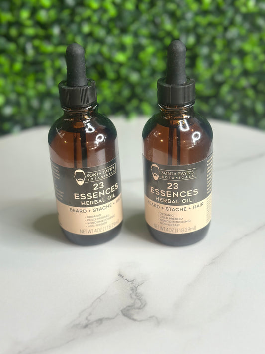 Beard + Stache + Hair Oil